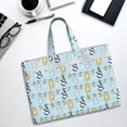 thumbnail image 6 of Gaeub Cartoon Cat Print Canvas Tote File Bag,Laptop Tote Bag,Zipper File Bag,Canvas 15 Inch Handbag Purse for Office Travel, 6 of 8