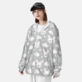 thumbnail image 3 of Saiise Rabbit And Cloud Pattern Sun Protection Hoodie for Men and Women, Lightweight Quick-Dry Windproof with Hood and Zip-X-Large, 3 of 7