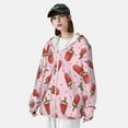 thumbnail image 4 of Fotbe Watermelon Ice Cream Men's Women's UPF 50+ Sun Protection Jacket Hooded Cooling Shirt with Pockets Hiking Outdoor Performance-Small, 4 of 8