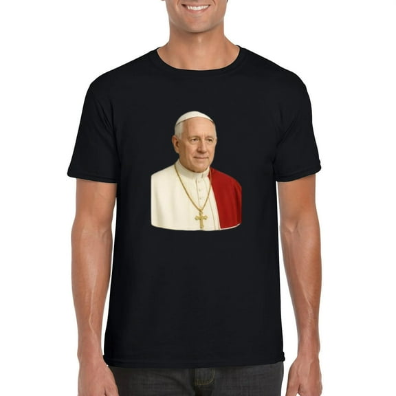 Pope Leo XIV Bold Catholic Faith Tribute Religious Statement T-Shirt, for men & women, up to size 5XL