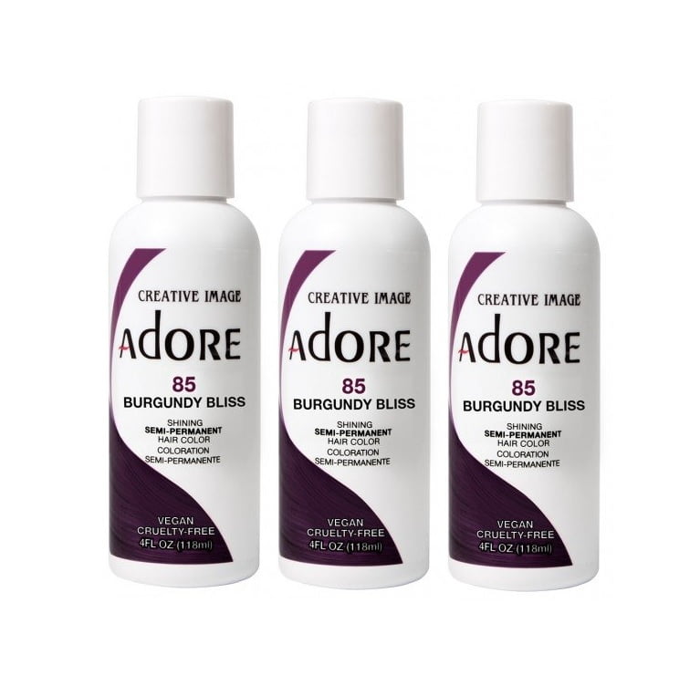 [3 PACK] Creative Images Systems Adore SemiPermanent Hair Color [85