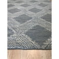 thumbnail image 4 of EORC LIGHT BLUE Hand-Tufted Wool Contemporary Modern Weave Rug, 7'6 x 9'6, 4 of 4