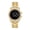 Gold, variant on Avaner Men Women LED Display Watches Stylish Rhinestone Round Digital Watch Gold Plated Stainless Steel Wristwatch