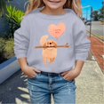 thumbnail image 2 of Huowey Autumn and Winter Valentine's Day Fashionable Puppy Print Children's Hooded Sweatshirt, 2 of 4