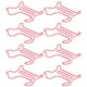 thumbnail image 5 of 100 clips de papel lindos en forma de perro que no destiñen, proceso de chapado a prueba de óxido, portátil, ligero para la familia, oficina, escuela, color rosa, 5 of 14
