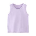 thumbnail image 2 of Tdoqot Boys Tank Tops- Summer Soft Casual Sleeveless Play Shirts Purple Size 3-4 T, 2 of 4
