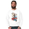 thumbnail image 5 of Popeye the Sailor Retro Cartoon Comic Sweatshirt for Men or Women Brisco Brands L, 5 of 6