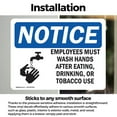 thumbnail image 3 of (2 Pack) Employees Must Wash Hands After Sign, 3 of 7