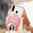 thumbnail image 5 of Kickstand Case for Samsung Galaxy A20S Cover Soft TPU Silicone Phone Case with Luxury Magnetic Mirror Stand Shell for Women Men Anti-Fall Protective Cover Compatible with Galaxy A20S Case, 5 of 7