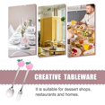 thumbnail image 3 of 4 PCS Stainless Steel Forks Spoons, Cute Fruit Shape Flatware for Ice Cream, Dessert, Tea (Peach), 3 of 5