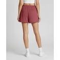 thumbnail image 6 of Real Essentials 3 Pack: Womens Ultra-Soft Athletic Lounge Casual Sweat Shorts with Pockets (Available in Plus Size), 6 of 6