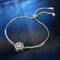 thumbnail image 1 of Bracelets Jonc Tennis pour Femmes en Argent Sterling 925, 1 of 3