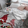 thumbnail image 5 of Christmas Gnome Grey Throw Blanket Christmas Decorations Throw Blanket for Couch, Soft Flannel Fleece Bed Throw Blankets, Winter Xmas Balls Lightweight Blankets & Throws for All Season, 40x50Inch, 5 of 6
