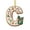 C, variant on Gingerbread 26 Letter Ornaments for Christmas Tree Creamy Berries Gingerbread Alphabet Monogram Christmas Tree Decorations Hanging Initials Pendant for DIY Crafts Holiday Party