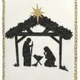 thumbnail image 3 of HOMEFORD Christmas Nativity Scene Satin Wired Ribbon, 2-1/2-inch, 10-yard, Black, 3 of 3