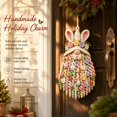 thumbnail image 3 of DIY Seasonal 3D Crochet Door Hanger Kit, Festive Wall Decor Craft Set for Adults – Fall, Christmas, Halloween & More, 3 of 10