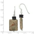 thumbnail image 2 of Primal Silver Sterling Silver Black Mother of Pearl and Picasso Jasper Earrings, 2 of 4
