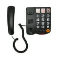 thumbnail image 1 of Big Button Telephone, LD 269SP One Touch Dialing Corded Landline Telephone Easy To Read Multifunction  for Seniors White,Black, 1 of 7