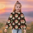 thumbnail image 6 of TFEOQRY Children Girls Christmas Sweatshirts Winter Fashion Christmas Printed Long Sleeve Hoodless Sweatshirt Black, 6 of 9