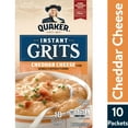 thumbnail image 6 of Quaker Cheddar Cheese Flavored Instant Grits, 9.8 oz Paperboard Box, 6 of 6