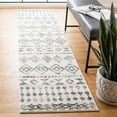 thumbnail image 3 of SAFAVIEH Tulum Leanna Distressed Geometric Area Rug, Ivory/Grey, 8' x 10', 3 of 9
