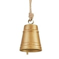 thumbnail image 3 of 1PC Christmas Vintage Gold Cow Bell,Hanging Vintage Brass Antique Lucky Rustic Crafts Bell with Jute Rope for Christmas Tree Staircase Fireplace Holiday Decor, 3 of 5