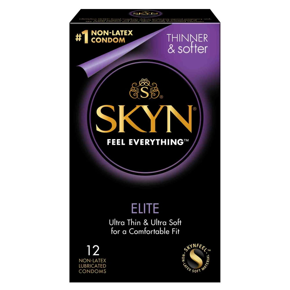 SKYN Elite NonLatex Condoms, 12 Count