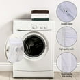 thumbnail image 3 of Sneaker Dryer Bag, Sneaker Wash & Dry Net Bag for Dryer Sneaker Laundry Bags Large HoneyComber Mesh Bags with Zipper and Strap for Shoes Sneaker Washing Mesh Net for Most Dryers Door 15.7",White, 3 of 8