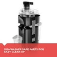 BLACK+DECKER 400Watt Juice Extractor, Compact Design, DishwasherSafe