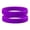 Purple, variant on SmartBy 2Pcs Fashion Silicone Wristbands Wrist Bands Solid Color Sports Design Bracelets