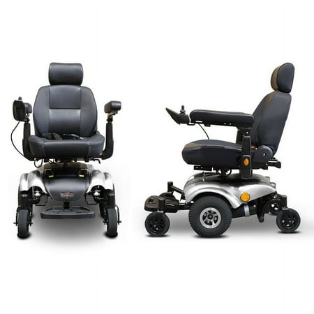 EWheels Medical EW-M48 Travel Mobility Power Electric Wheelchair, BLue