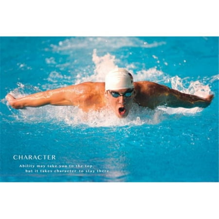 Michael Phelps Quote Poster Print, 24 x 36