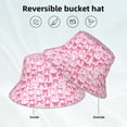 thumbnail image 2 of Balery Pink bows Sombreros para el sol para hombre y mujer, sombrero de pescador con UPF 50+, 2 of 6