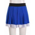 thumbnail image 3 of RUNQHUI Jupe Plissée Mini à Taille Élastique pour Filles, Jupes de Danse, Uniforme d'Équipe de Performance Cheerleading Bleu 16, 3 of 7