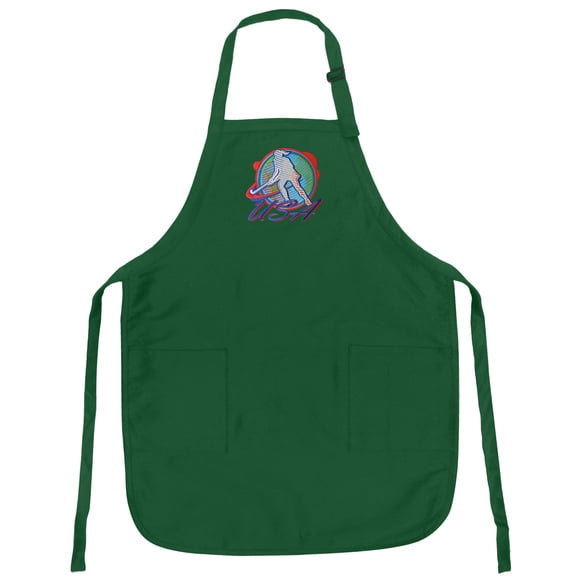 US Field Hockey Apron Green Field Hockey APRONS Barbecue Grilling or Kitchen