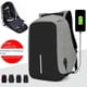 thumbnail image 2 of Mochila antirrobo para ordenador con luz nocturna para hombre, sencilla, de tela Oxford, de gran capacidad y para ocio, 2 of 6