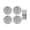 1 controller 4 Lamp, variant on Pool Light RF Remote 13 LED RGB Submersible Light 16 Colors Underwater Lights Swimming Pool Decorative Lights With Magnet