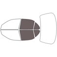 thumbnail image 2 of Rvinyl Window Tint Kit Compatible with Geo Prizm 1995-1997 - Back Precut Kit - 20%, 2 of 8