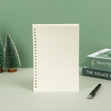 ML A5 B5 Line Grid 20Holes Loose-Leaf Notebook Refill Spiral Binder Paper Index Inside Page Dot Grid Blank Connell Stationery