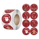 thumbnail image 1 of Etiquetas adhesivas navideñas, pegatinas navideñas redondas personalizadas de 1 pulgada para sellar sobres navideños, 1 of 6