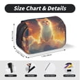 thumbnail image 5 of Kdxio Starry Sky Constellation Cat for Double Compartment Pen Case Oxford Organizer with Zipper Pockets for Students Artists, 5 of 7