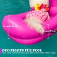 thumbnail image 4 of Flotador de piscina para perros KUCDBUN divertido inflable 6 en 1 para perros pequeños, 4 of 8