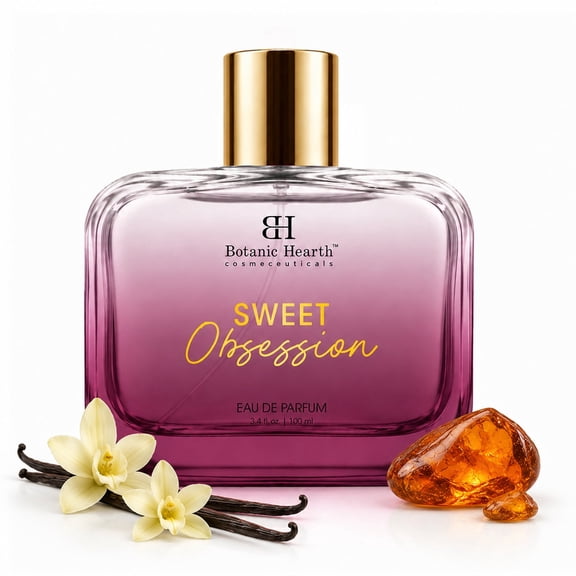 Botanic Hearth Vanilla Coconut Perfume for Women 3.4 Fl Oz | Warm Sweet Gourmand Fragrance with Caramel & Jasmine | Long Lasting Eau de Parfum | Soft Cozy Everyday & Evening Scent | Gift for Women
