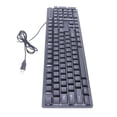 thumbnail image 4 of Teclado Luz colorida Estable 104 teclas Suspendidas Keycap Teclado mecánico para juegos con cable, 4 of 8