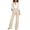 Khaki, variant on Tqcoqu Womens Casual Shoulder Strap Jumpsuit,Elastic Waistband Detachable Jumpsuit Long Pants Trousers,Beige Women's S-XXXL