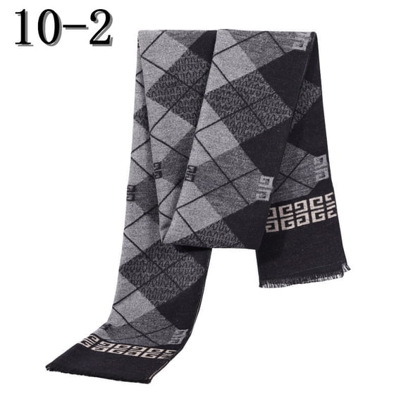 Men's Scarf High-end Young People Autumn and Winter Warm Imitation Wool Men