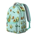 thumbnail image 4 of Avocado Pattern Students Backpack Cute Avocado Print School Bag with Healthy Avocado Fruit Design, Comfortable and Wear-Resistant, 4 of 5