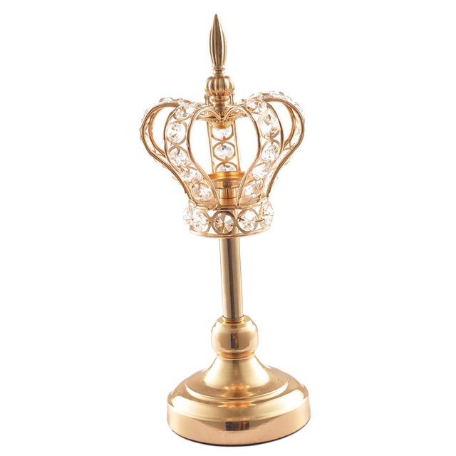 Candelabro do, Soporte para Luz de Té, Soporte para Fotos, Decoración , METRO Sunnimix Crown Candlestick Decor