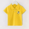 thumbnail image 5 of Shadoumai Boys Polo Shirts Size 14-16 Cartoon Print Button Closure Short Sleeve T Shirts Comfy Sports T-Shirt Cute Baby Boy Clothes, 5 of 5
