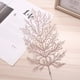 thumbnail image 1 of Suministros de decoración navideña, simulación de purpurina, ramas de raíz, centro comercial, Hotel, adorno para árbol de Navidad, oro rosa, 1 of 11